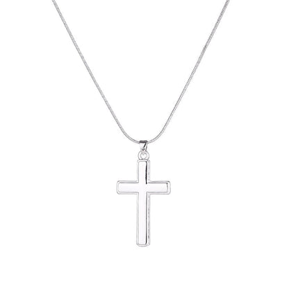 Sterling Silver 47 President “In God We Trust” Cross Necklace