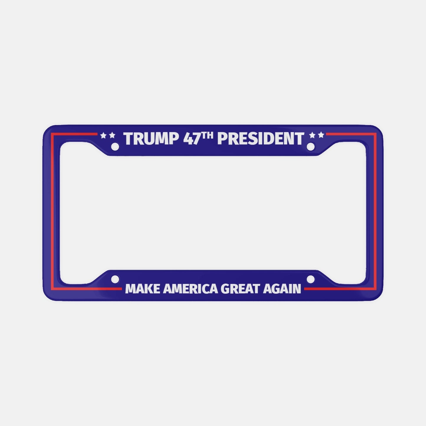 Trump 47th President - License Plate Frame