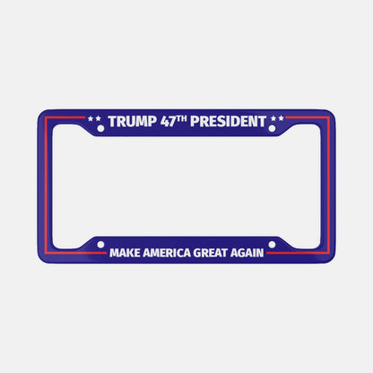 Trump 47th President - License Plate Frame