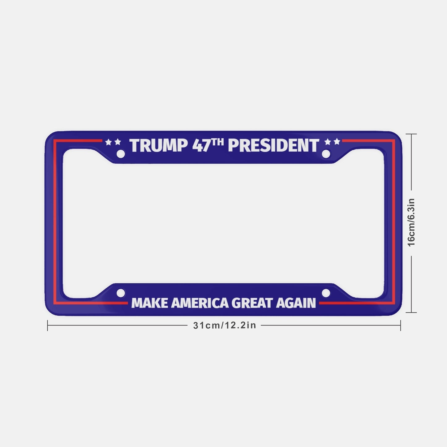 Trump 47th President - License Plate Frame