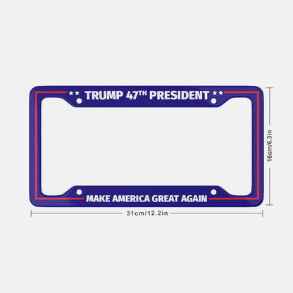 Trump 47th President - License Plate Frame