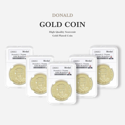 President Trump Victory Gold Coin 2025 - 47 President Edition