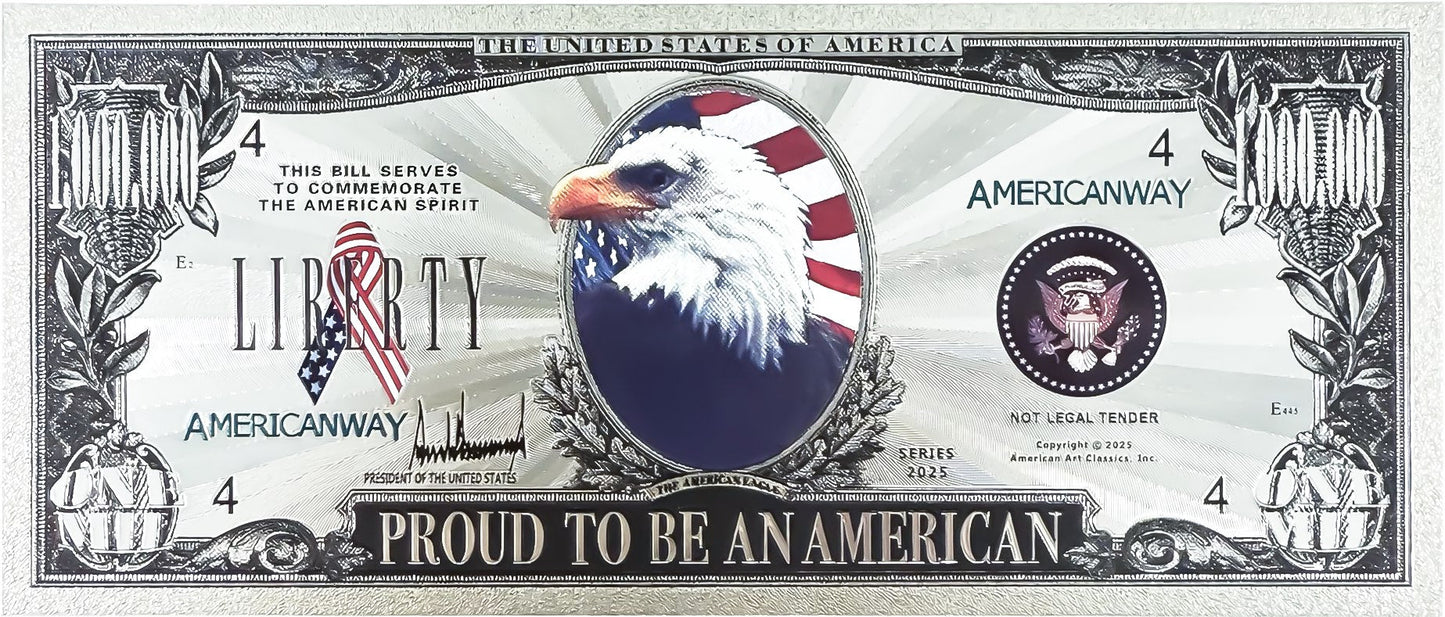 One Million Silver Eagle Bill